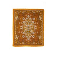 Woven Throw Rug Ornate Ginger